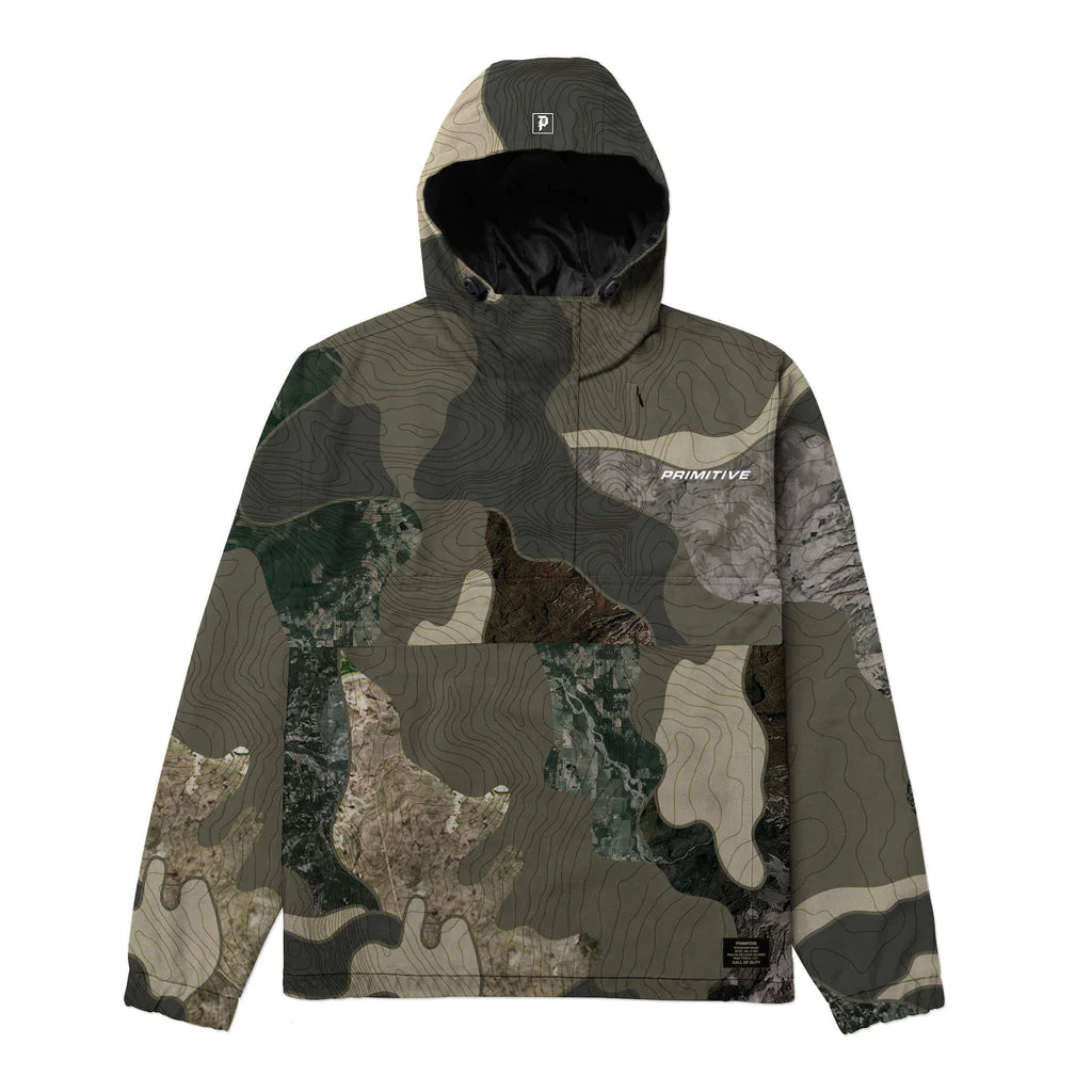 Rompevientos Primitive X Call Of Duty Mapping Anorak