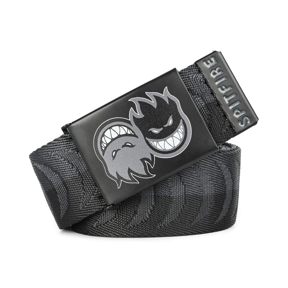 Cinturón Spitfire Eternal Crescent Jacquard Charcoal Black