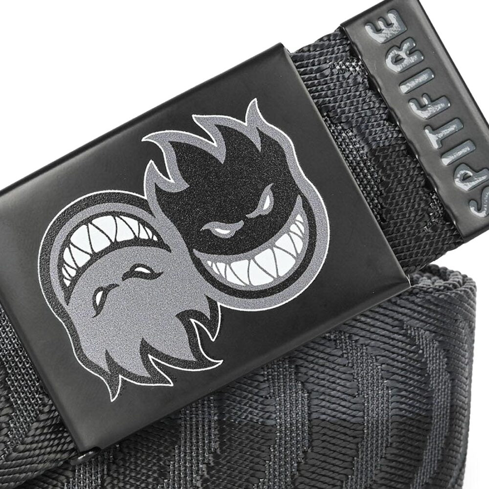 Cinturón Spitfire Eternal Crescent Jacquard Charcoal Black