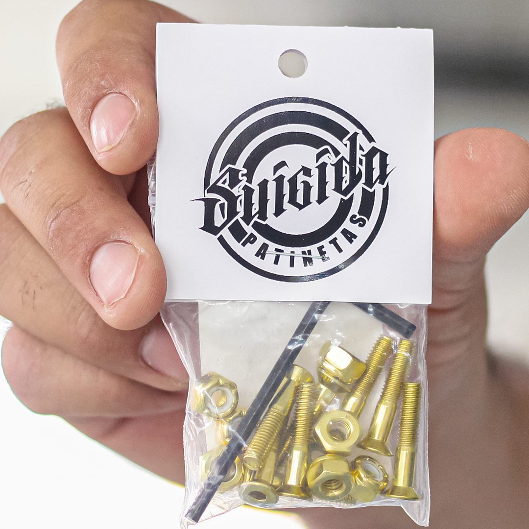 Tornillos Suicida Dorados