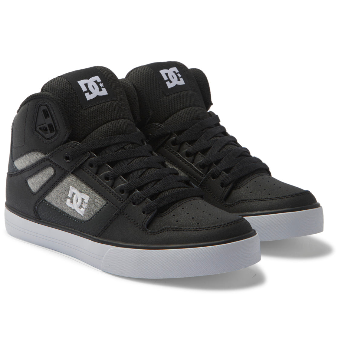 Tenis DC Pure High-Top WC Black White Armor