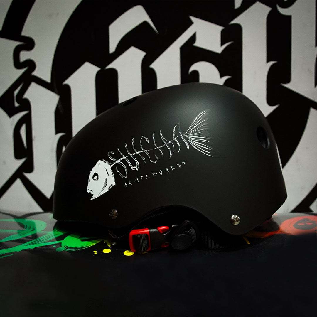 Casco Suicida Fish Black