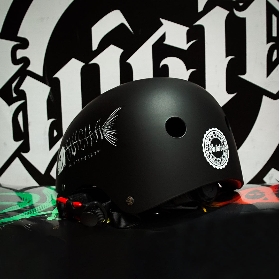 Casco Suicida Fish Black