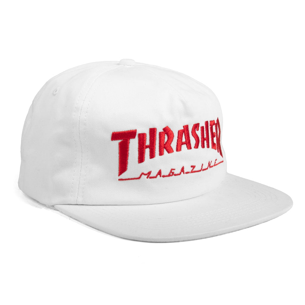 Gorra Thrasher Mag Logo White Red