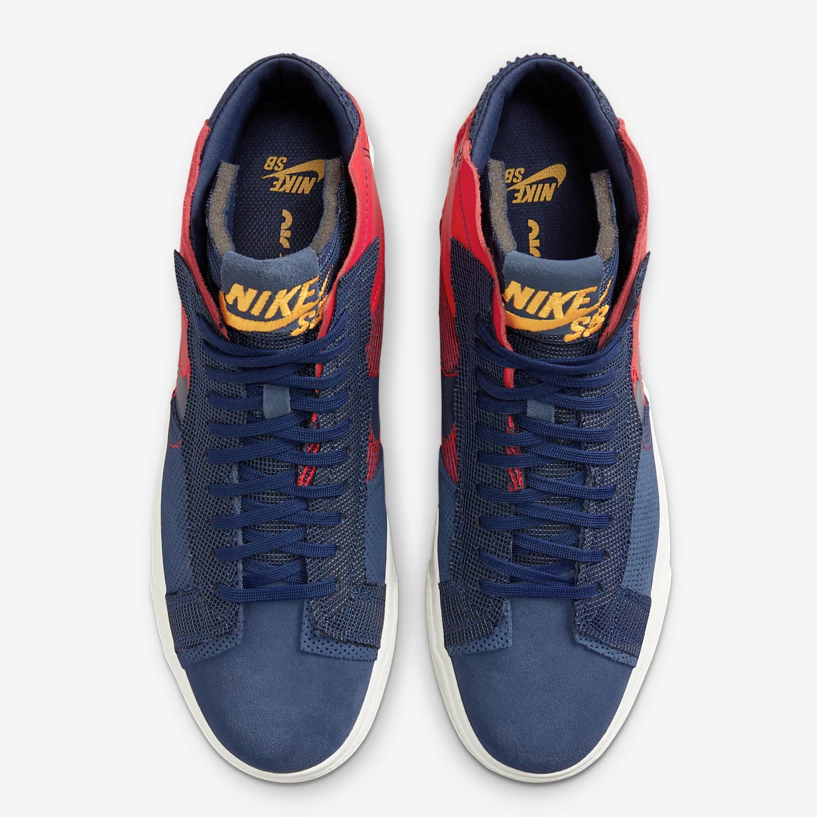 Tenis Nike SB Zoom Blazer Mid Premium Deconstructed University Red Mid