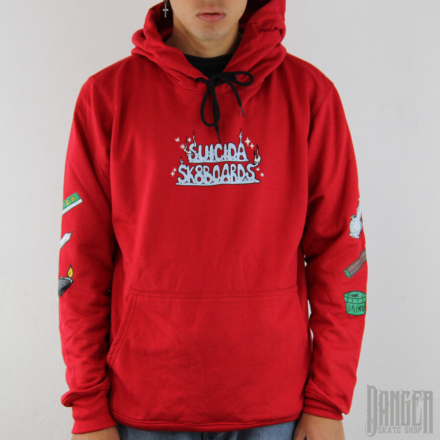 Sudadera Suicida 4:20 Red