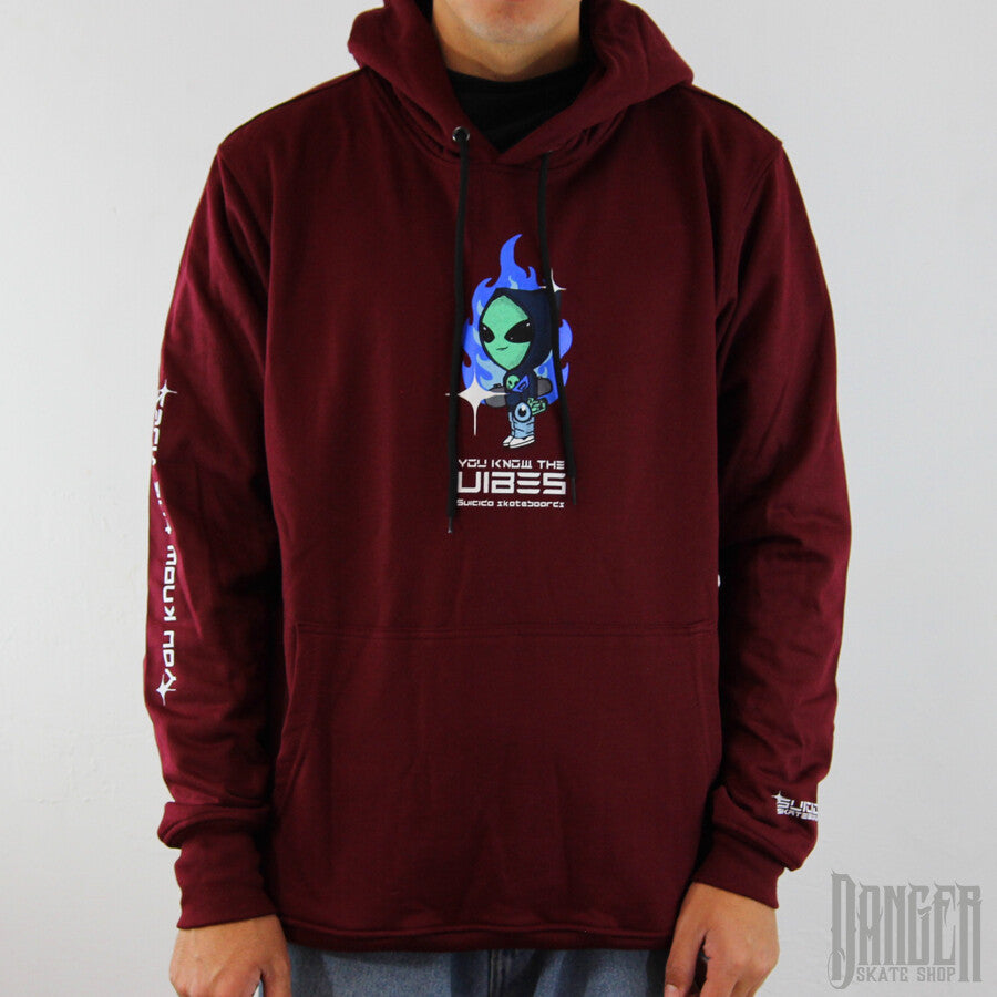 Sudadera Suicida Alien Red