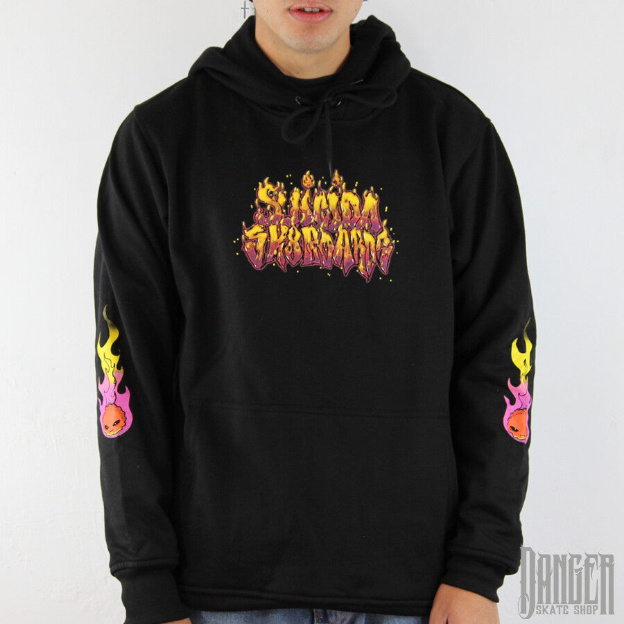 Sudadera Suicida Fire Black