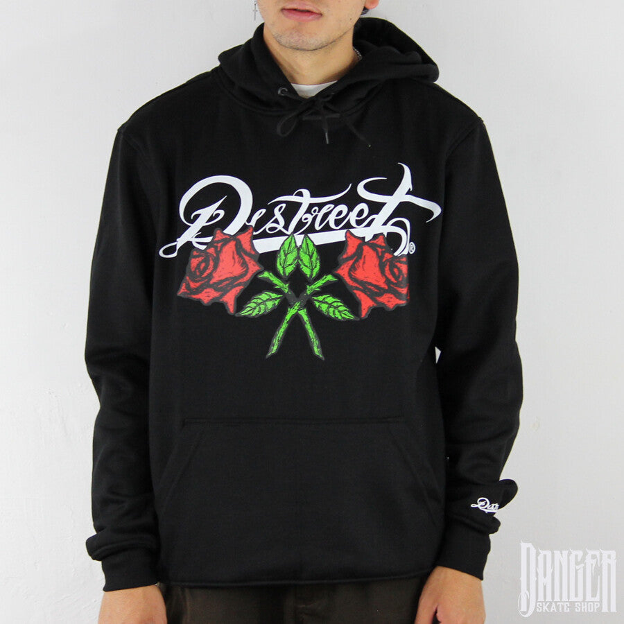 Sudadera Distreet Roses Black