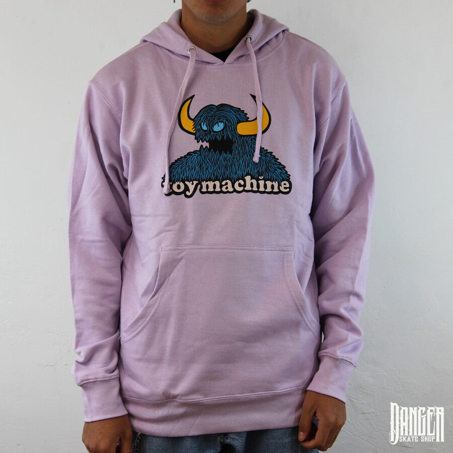 Sudadera Toy Machine Furry Monster Lilac