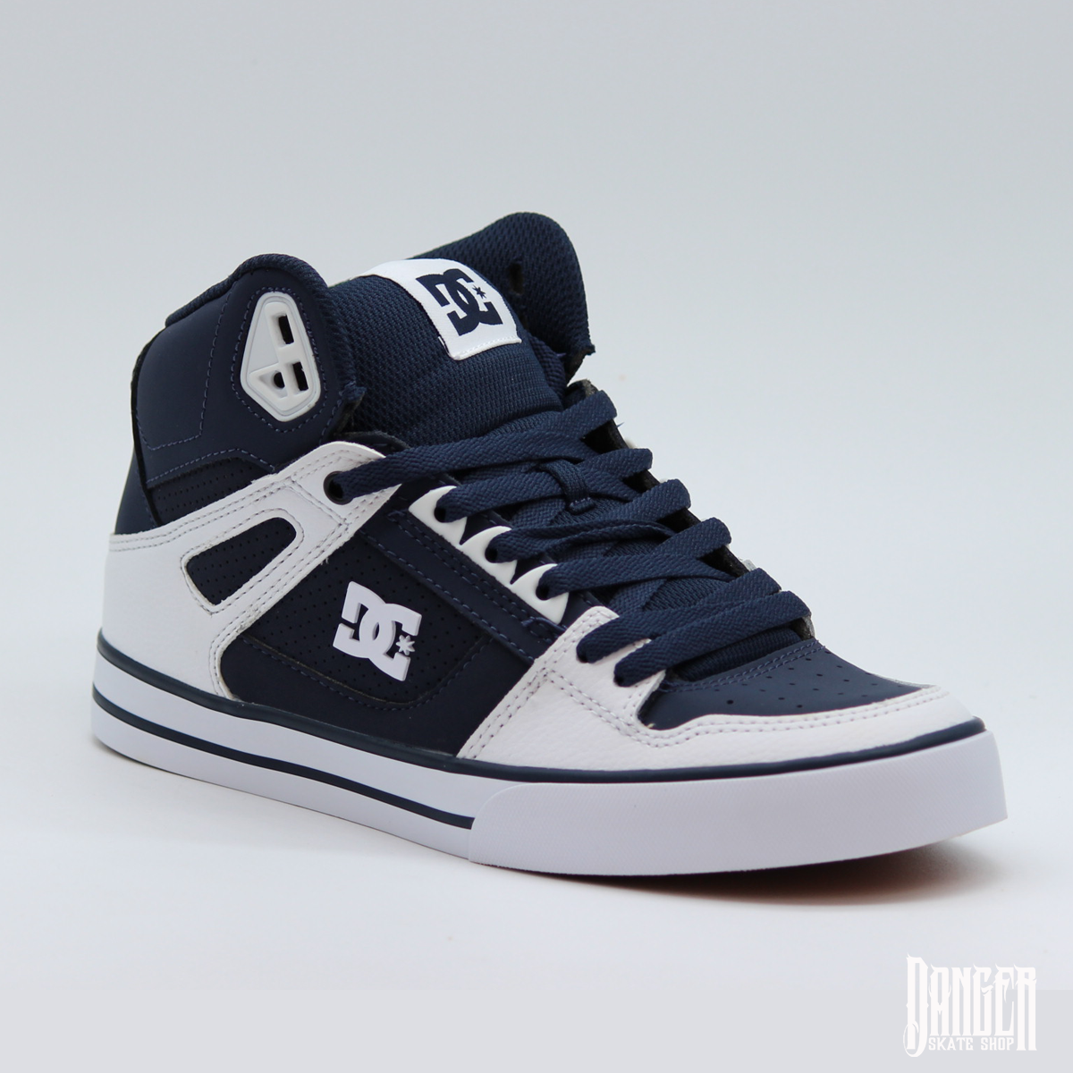 Tenis DC Pure High-Top Navy White