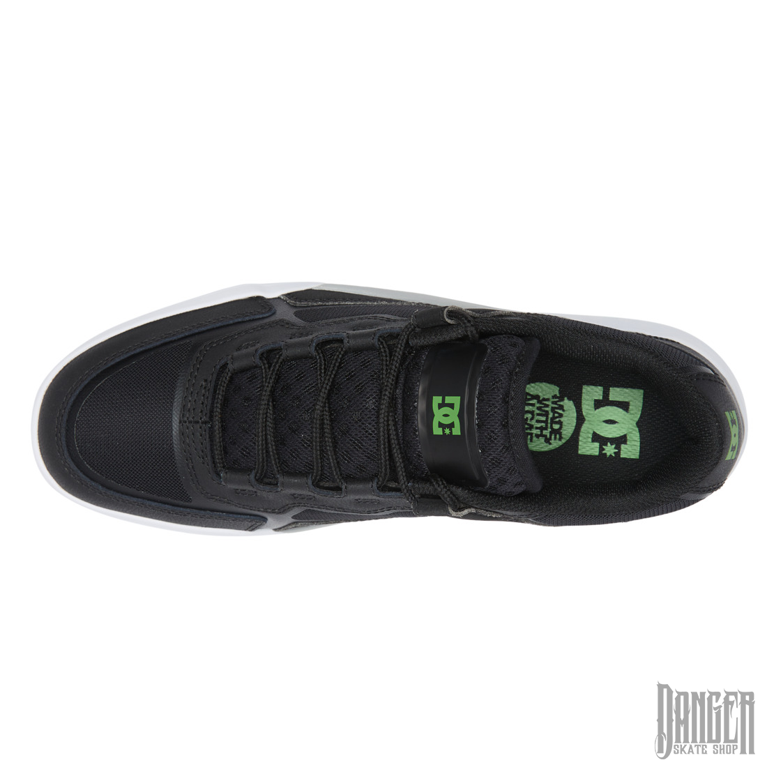 Green and shop white dc shoes