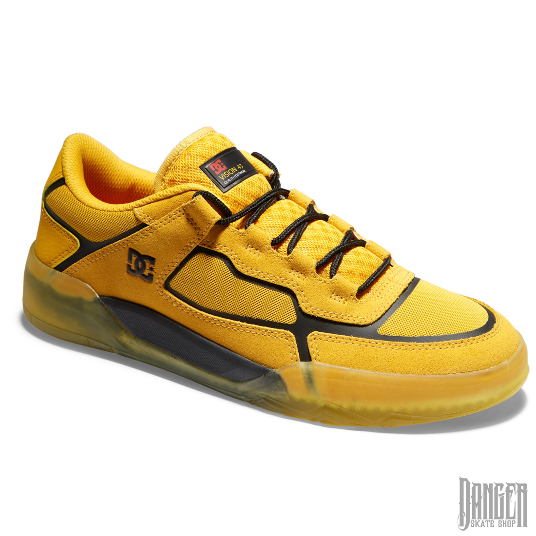 Gold dc shoes sales