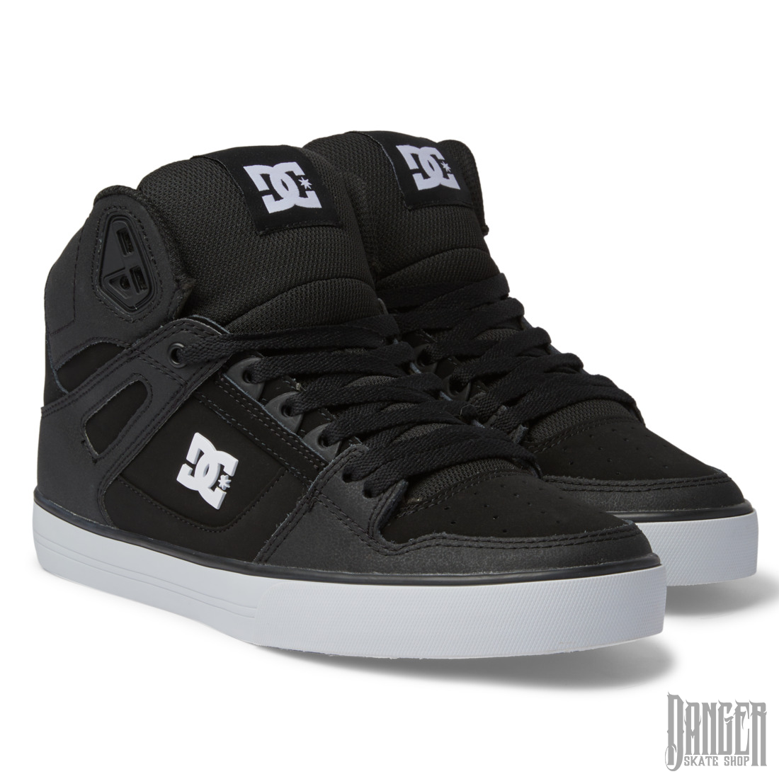 Tenis DC Pure High-Top WC Black White