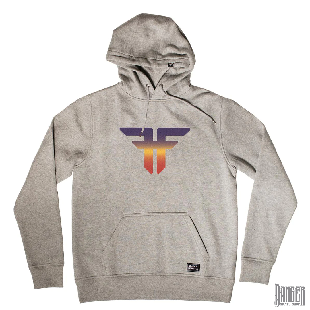 Sudadera Fallen Trademark Grey Rainbow