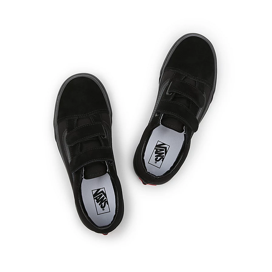 Tenis Vans Old Skool Velcro Black Black